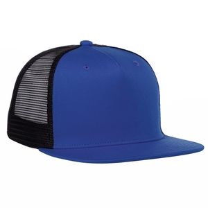 Snapback Mesh back Trucker Ballcap, Unisex, Blue